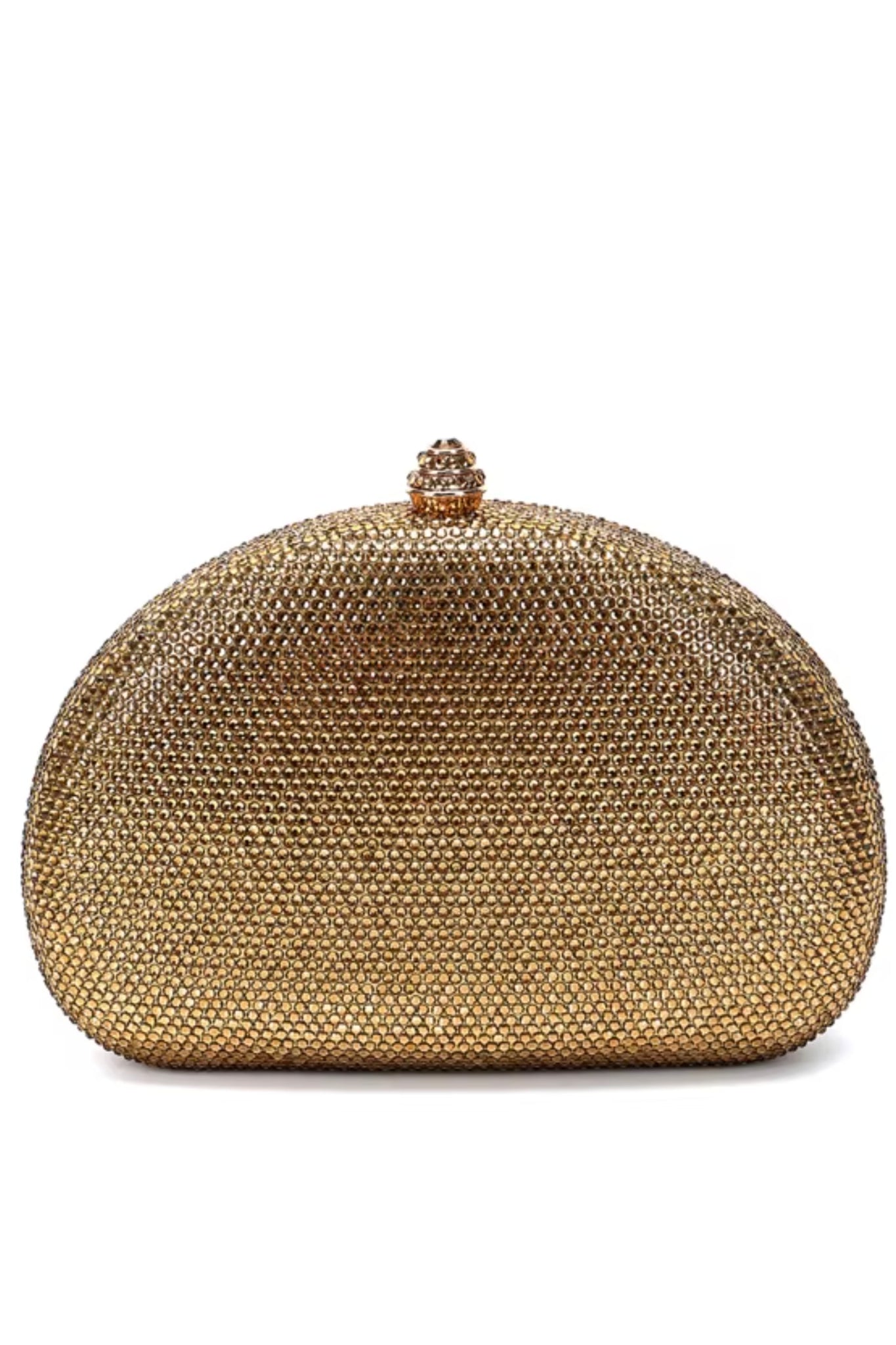 Sofie Hotfix Crystal Clutch - Gold