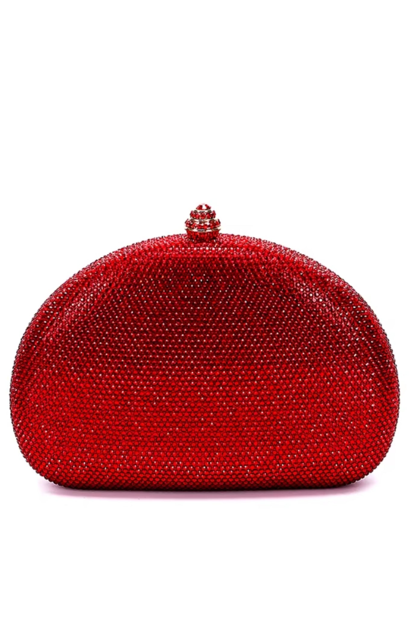 Sofie Hotfix Crystal Clutch - Red