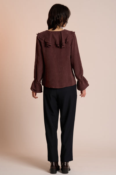 Stevie Blouse - Raisin
