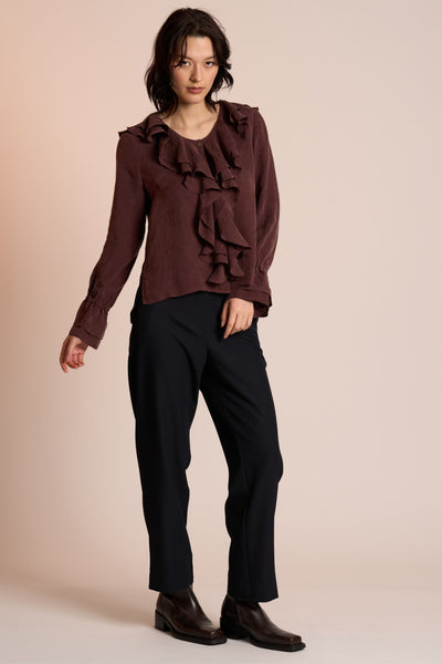 Stevie Blouse - Raisin