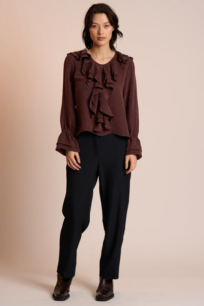 Stevie Blouse - Raisin