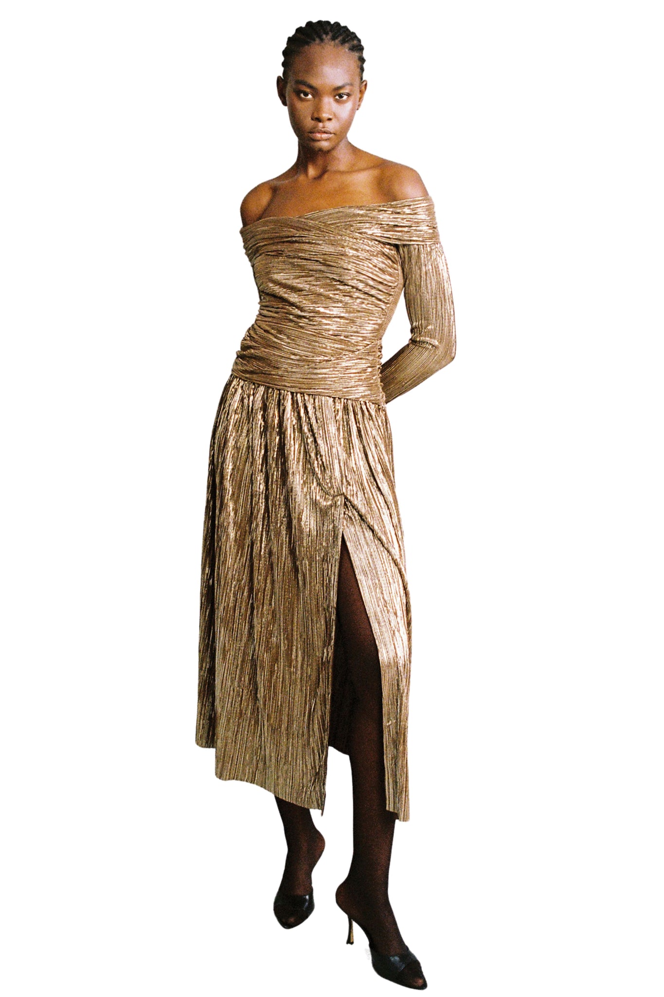 Sublime Dress - Golden Brown