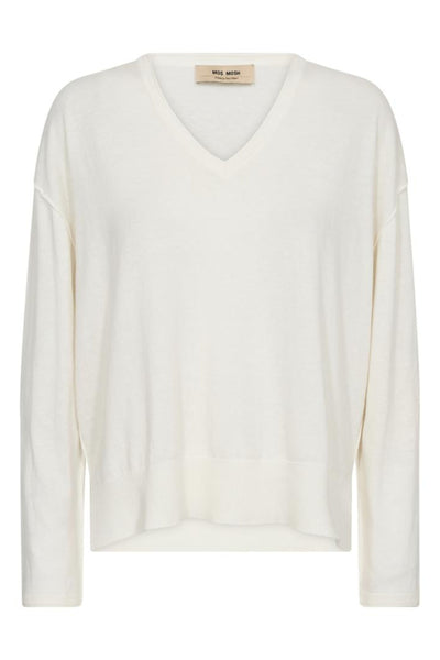 Tani V-Neck Knit - Ecru