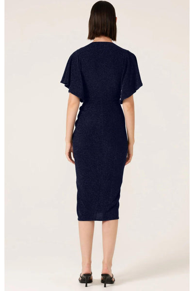 The Emporium Dress - Navy Lurex