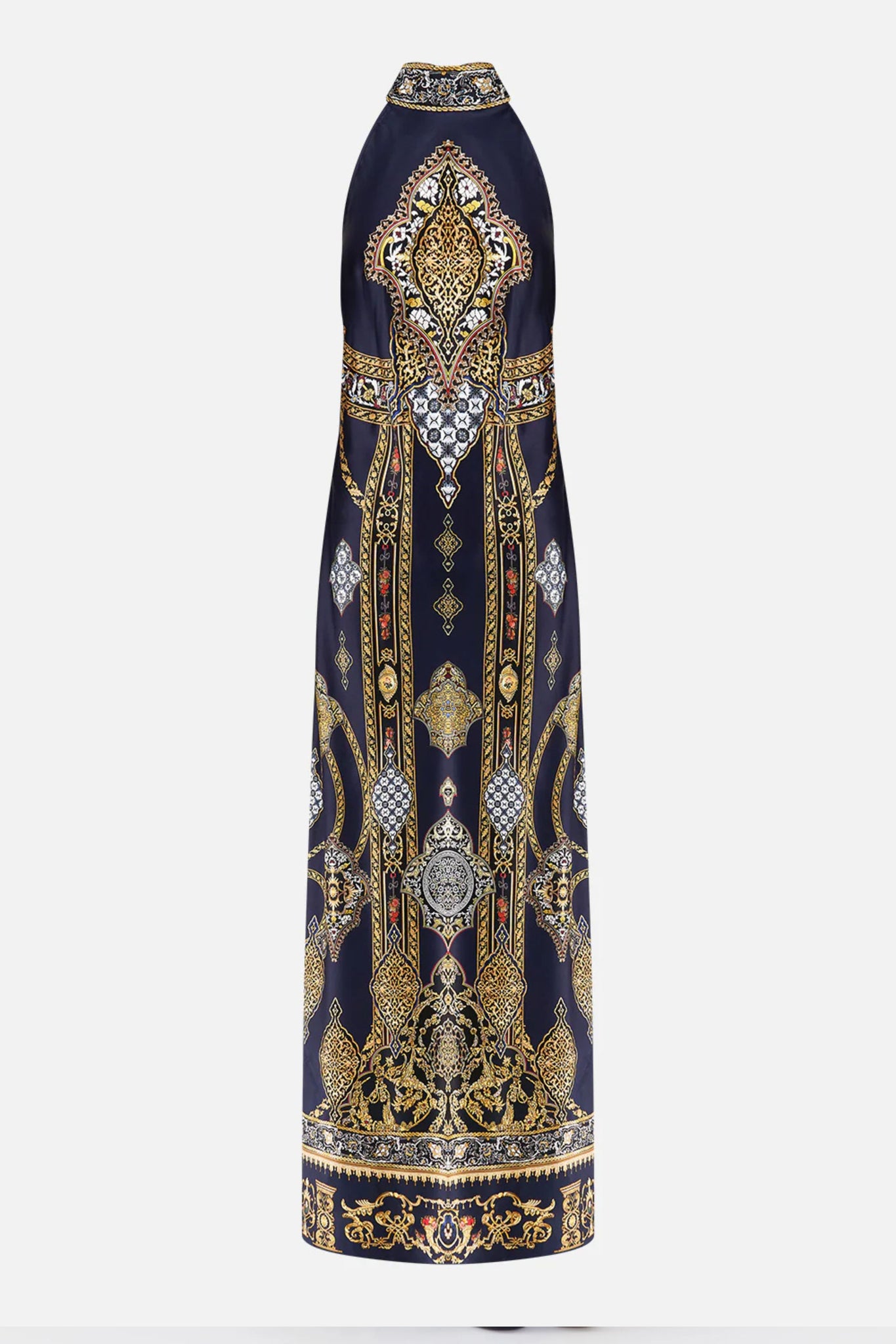 The Imperial Gate High Neck Bias Dress