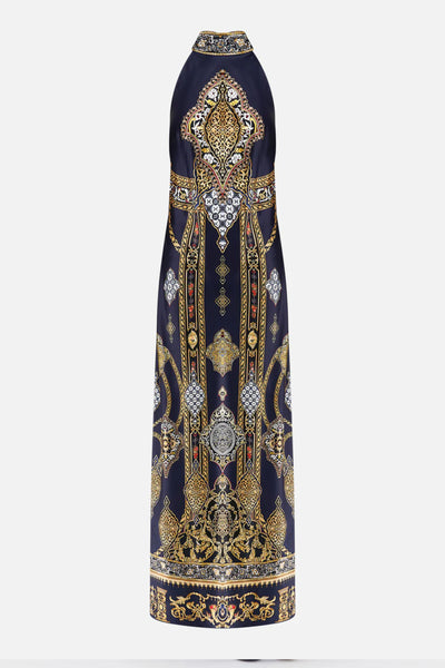 The Imperial Gate High Neck Bias Dress