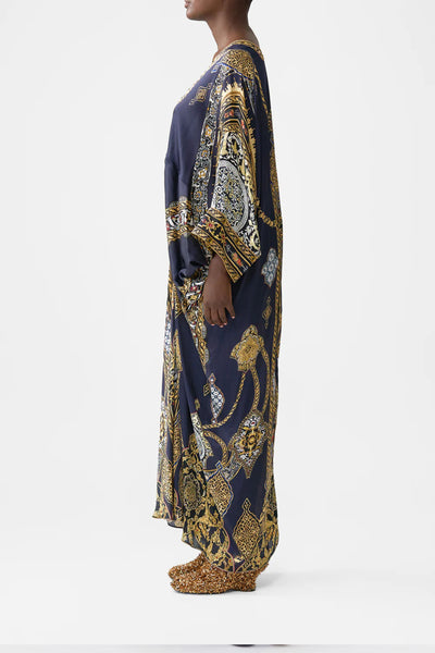The Imperial Gate Pierced V Neck Kaftan