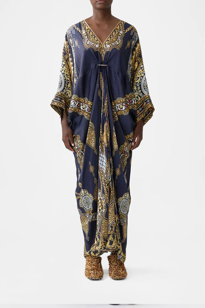 The Imperial Gate Pierced V Neck Kaftan
