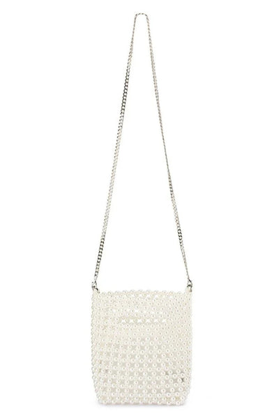 Tilda Beaded Grab Bag - Pearl