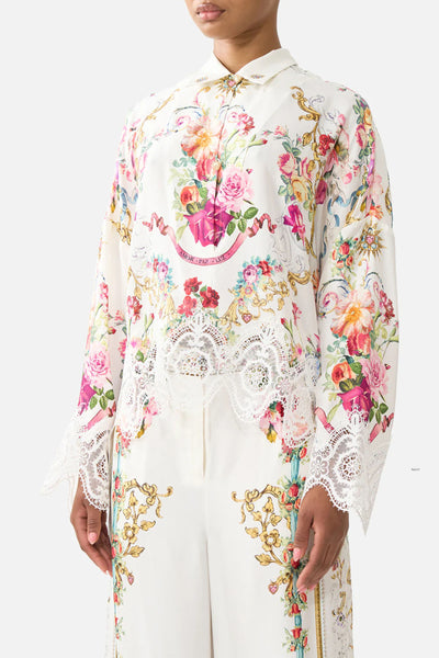 Cropped Relaxed Shirt - Torero Libertine