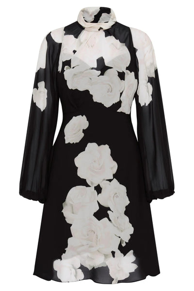Trinity Mini Dress - Black and White