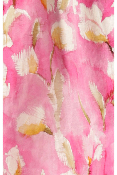 Tulip Rose Midi Dress - Pink Floral