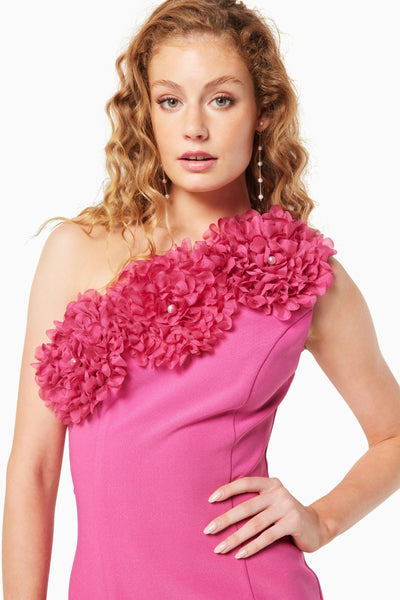 Uma Mini Dress - Hot Pink SIZE XL/14 ONLY