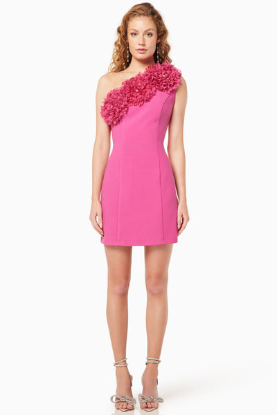 Uma Mini Dress - Hot Pink SIZE XL/14 ONLY