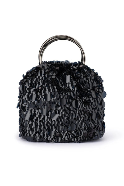 Vera Sequin Top Handel - Black