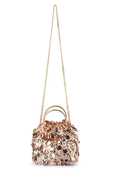 Vera Sequin Top Handel - Blush