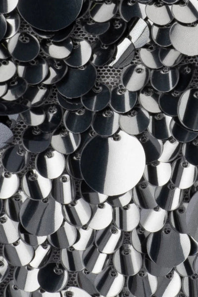 Vera Sequin Top Handel - Gunmetal