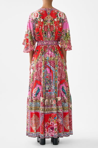 Heirloom Empire Waisted Dress with Hem Ruffle