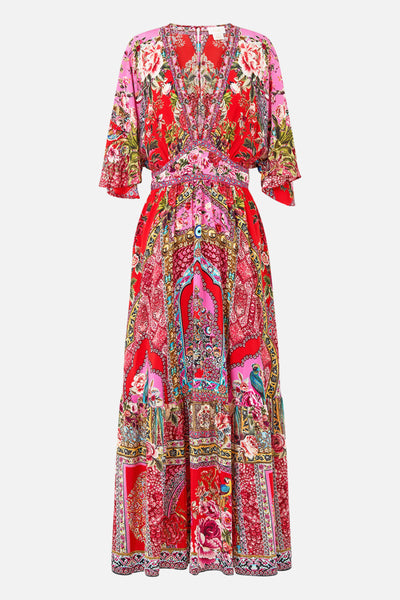 Heirloom Empire Waisted Dress with Hem Ruffle