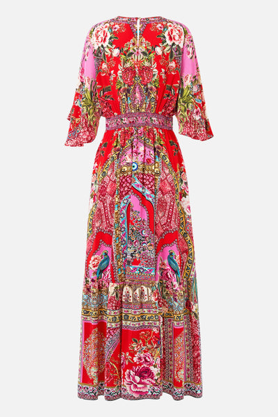 Heirloom Empire Waisted Dress with Hem Ruffle