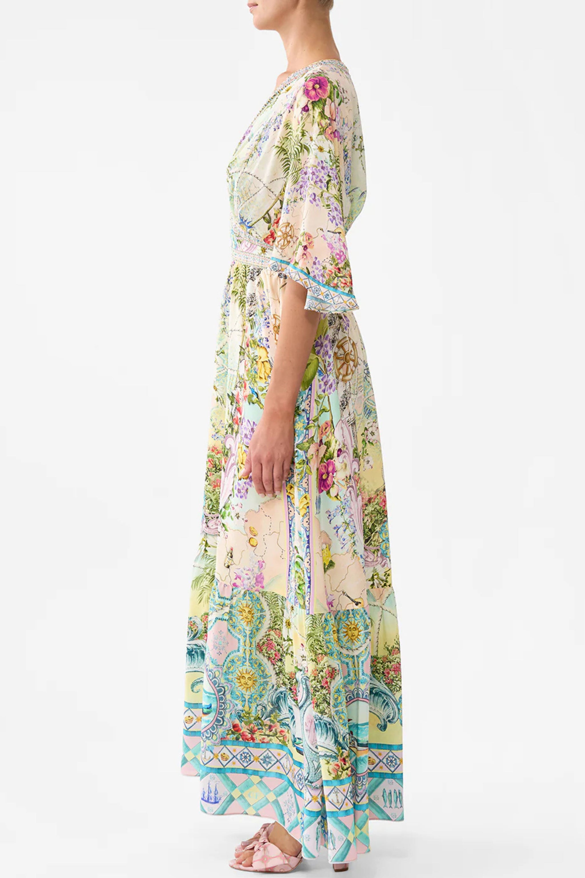 CAMILLA STOCKIST Just Coasting Waisted Dress with Hem Ruffle Smoke & Mirrors Boutique CAMILLA STOCKIST Just Coasting Waisted Dress with Hem Ruffle Smoke & Mirrors Boutique