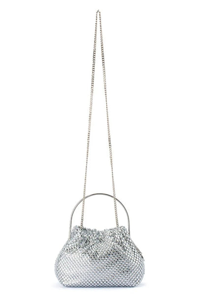 Whitney Crystal Top Handle - Silver