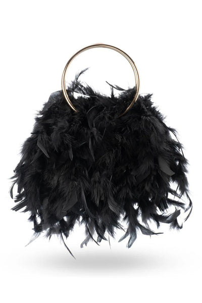 Willis Feather Bag - Black