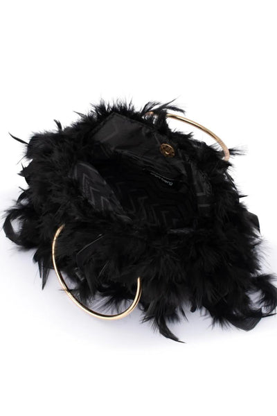 Willis Feather Bag - Black