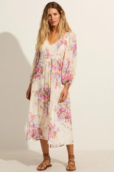 Willow Haven Midi Dress - Floral
