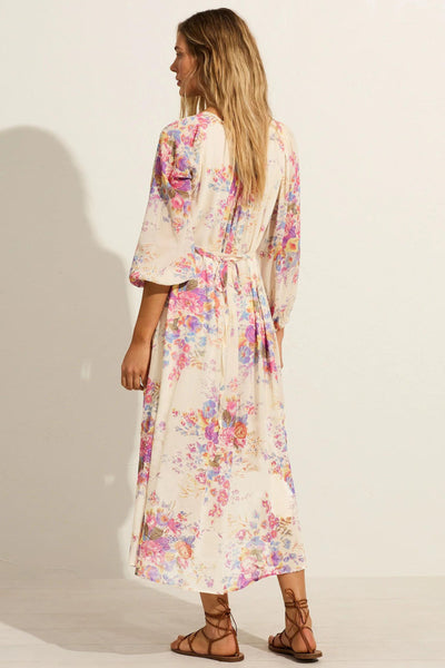 Willow Haven Midi Dress - Floral
