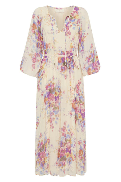 Willow Haven Midi Dress - Floral