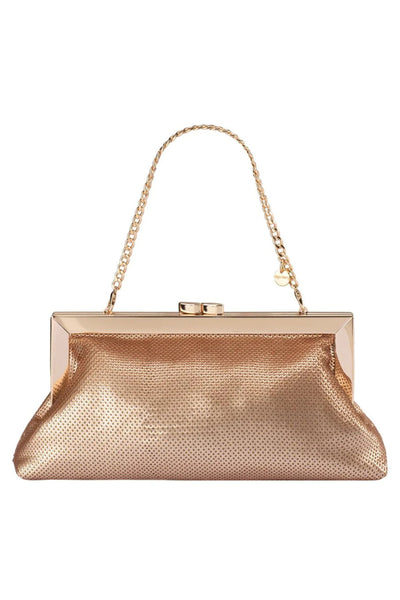 Zephyr Sequin Clutch - Blush