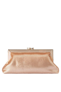 Zephyr Sequin Clutch - Blush
