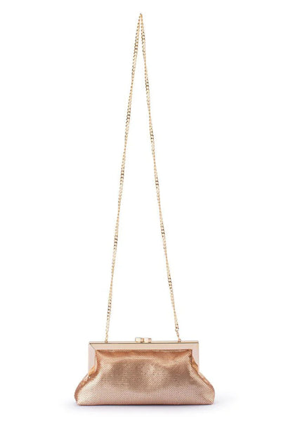 Zephyr Sequin Clutch - Blush