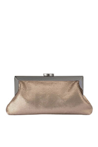 Zephyr Sequin Clutch - Pewter