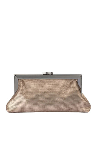 Zephyr Sequin Clutch - Pewter