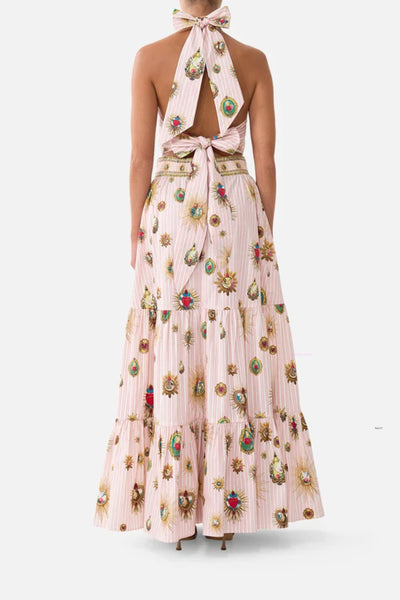 High Waisted Tiered Skirt - Painted Prayers Painpray