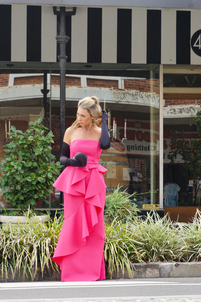 Livorno Gown - Fuchsia Pink