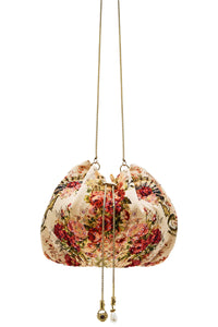 Meet Me at the Majestic Drawstring Pouch Bag with Chain Strap