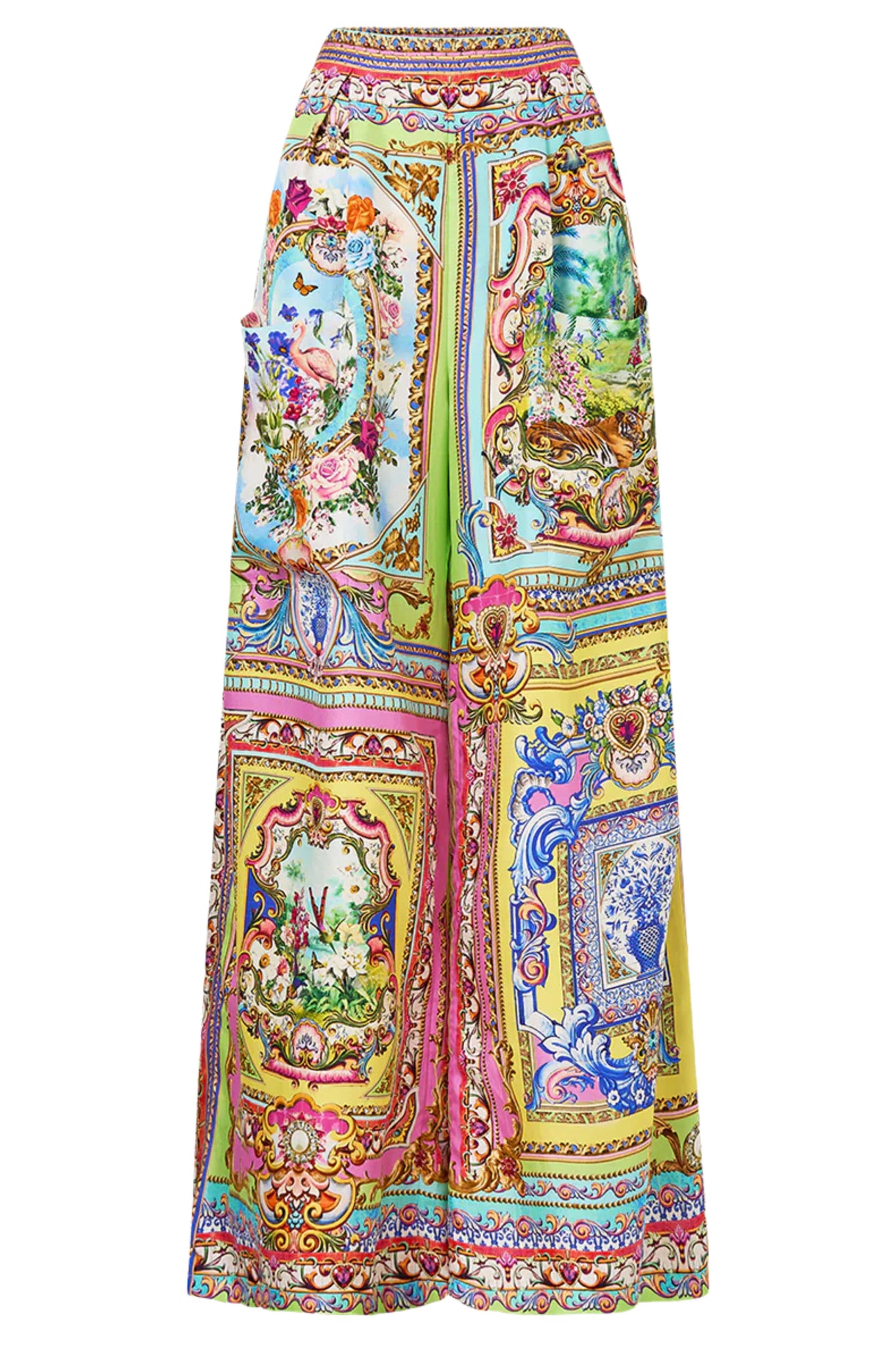 Spirit of Santa Maria Wide Leg Trouser with Front Pockets