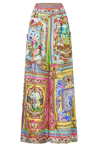 Spirit of Santa Maria Wide Leg Trouser with Front Pockets