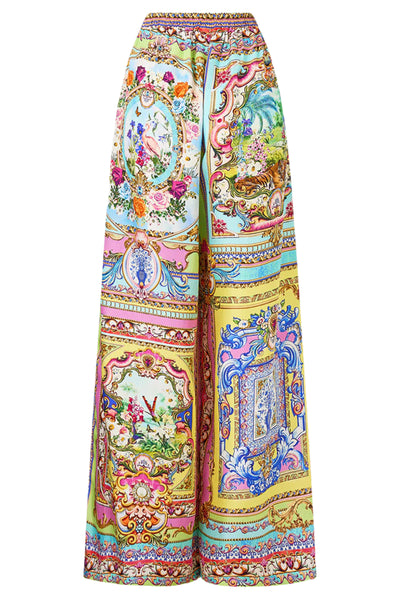 Spirit of Santa Maria Wide Leg Trouser with Front Pockets