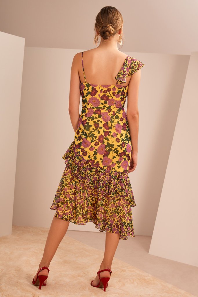 Keepsake waves shop midi dress