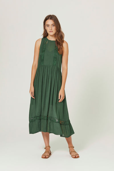 Buy Auguste the Label Margot Wren Midi Dress Forest now at Smoke and Mirrors Boutique. Auguste the Label Free Shipping. Auguste the Label AfterPay. Auguste the Label ZipPay. 