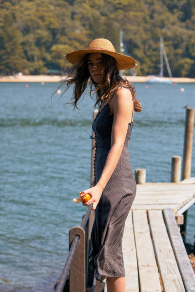 Buy Auguste the Label Pippi Juliette Midi Dress Charcoal now at Smoke and Mirrors Boutique. Auguste the Label Free Shipping Australia. Auguste the Label AfterPay. Auguste the Label ZipPay. 
