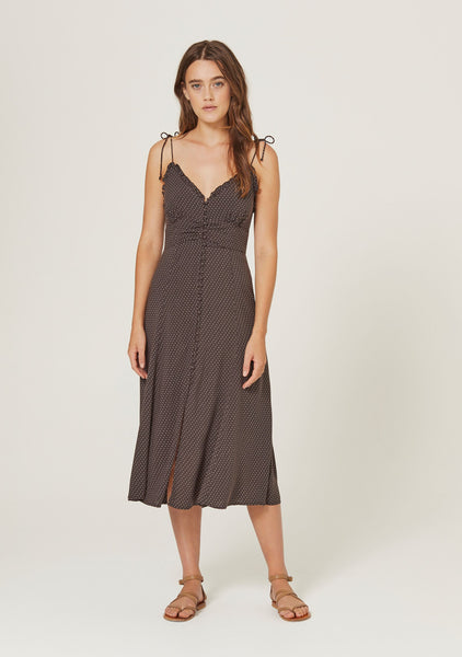 Buy Auguste the Label Pippi Juliette Midi Dress Charcoal now at Smoke and Mirrors Boutique. Auguste the Label Free Shipping Australia. Auguste the Label AfterPay. Auguste the Label ZipPay. 