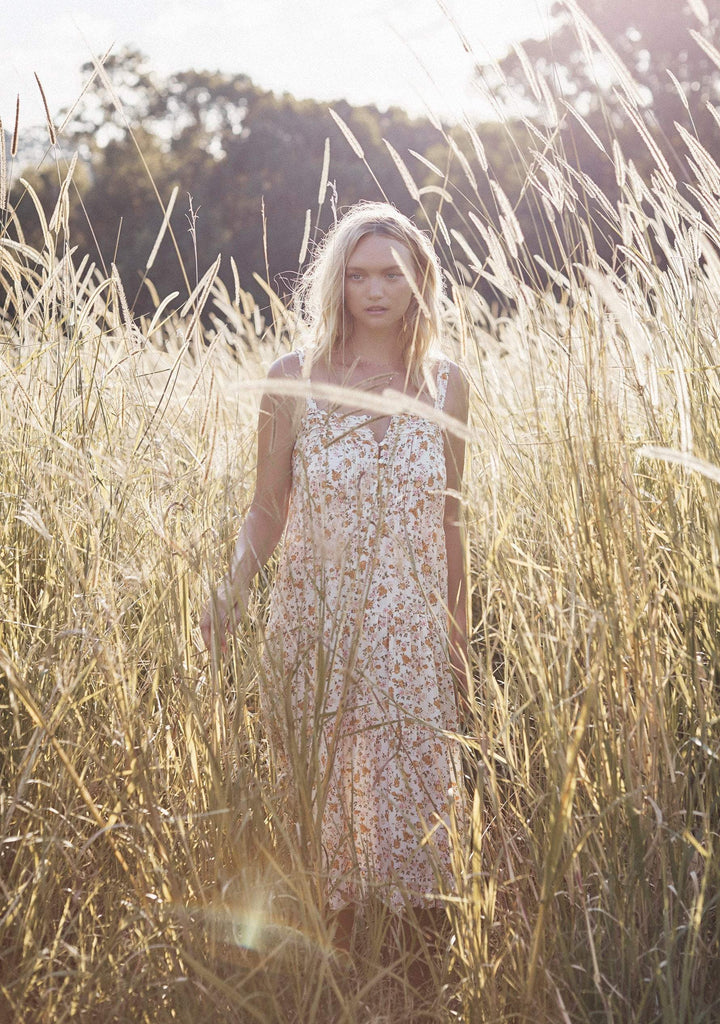 Matilda Market Midi Dress Natural