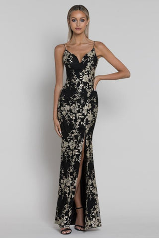 Buy Bariano Julia Ishtail Glitter Gown in Black/Gold now at Smoke and Mirrors Boutique. Buy Bariano Julia Glitter Gown with ZipPay now. Buy Bariano Julia Glitter Gown with AfterPay now. Buy Bariano with Free Shipping Australia wide on all orders over $100. 