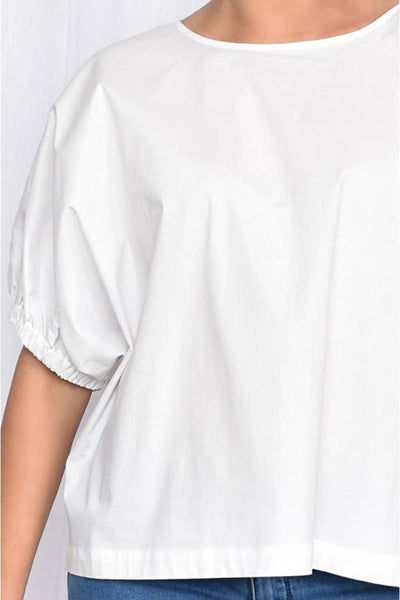 Pippa Unstructured Top - White