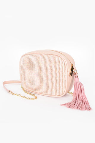 Weave Camera Bag - Pink